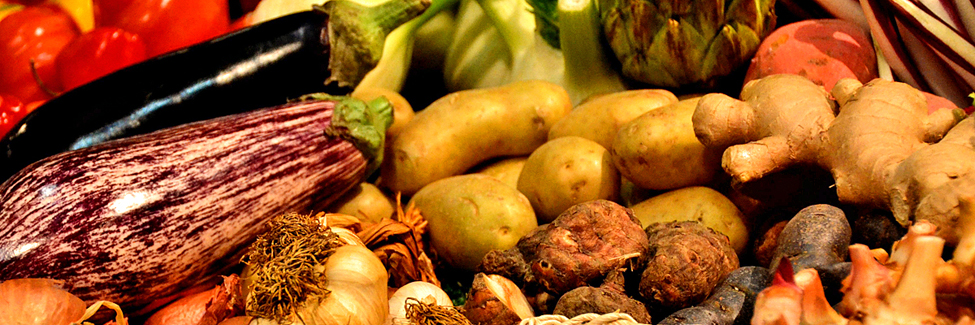 Agrarmarkt Gemüse-und Kartoffelauslage